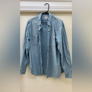 J Crew Chambray style work shirt